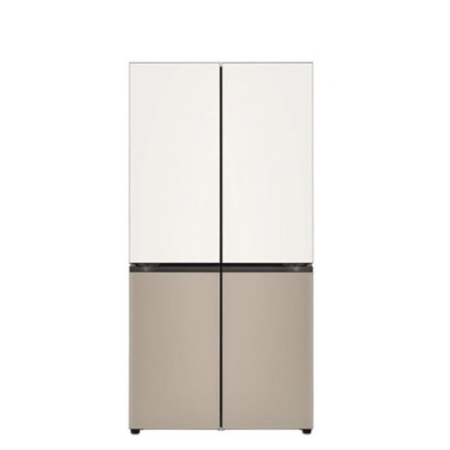 LG전자 오브제컬렉션 4도어 872L 미스트 베이지+미스트 클레이브라운 (M874GBC252S)
