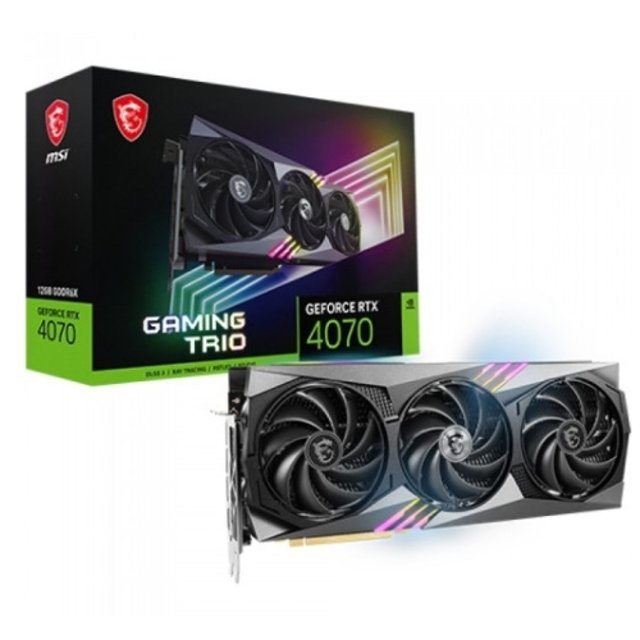 MSI 지포스 RTX 4070 게이밍 트리오 D6X 12GB 트라이프로져3